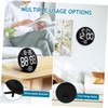 ULTECHNOVO Large LED Wall Clock with Remote Control Round Digital