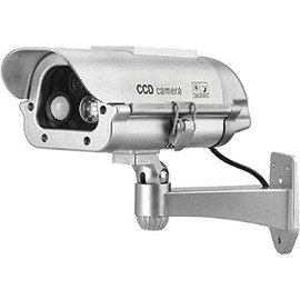 SPT Solar Powered CCTV Security Dummy Camera with Motion Sensor and Flash Lights (15-CDM25C)