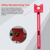 400mm Aluminum Alloy Milling Grooves Bracket with Base Detachable Woodworking