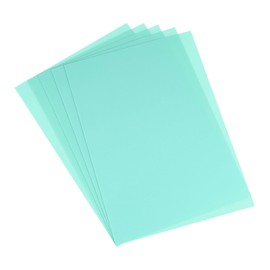 QUARKZMAN 5 Stück Schrumpffolienblätter, 8x12 Zoll Schrumpffilme Papier Wärmeschrumpf-Kunstpapier zum Herstellen von Ohrringen, Halsketten, Schlüsselanhängern DIY-Bastelprojekt, Hellblau