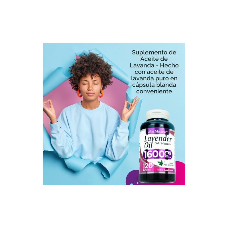 FITO MEDIC'S Laboratorio | Pastillas De Lavanda | 120 Cápsulas