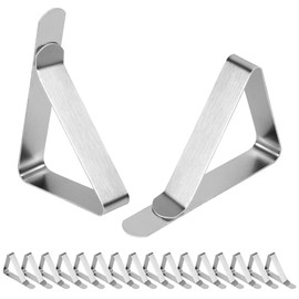 Kelool 16 Pcs Tablecloth Clips - Table Cloth Clip, Metal Picnic Table Clips, Tablecloth Clips for Outdoor Tables, Table Cloth Holder Clips Perfect For Picnics, Kitchen,Dining Tables, Graduation Party