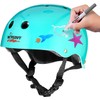 Wipeout Dry Erase Kids Helmet for Bike, Skate, and Scooter,