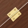 Jinyuanchao Mini Solid Brass Hinges Cabinet Drawer Butt Hinges for