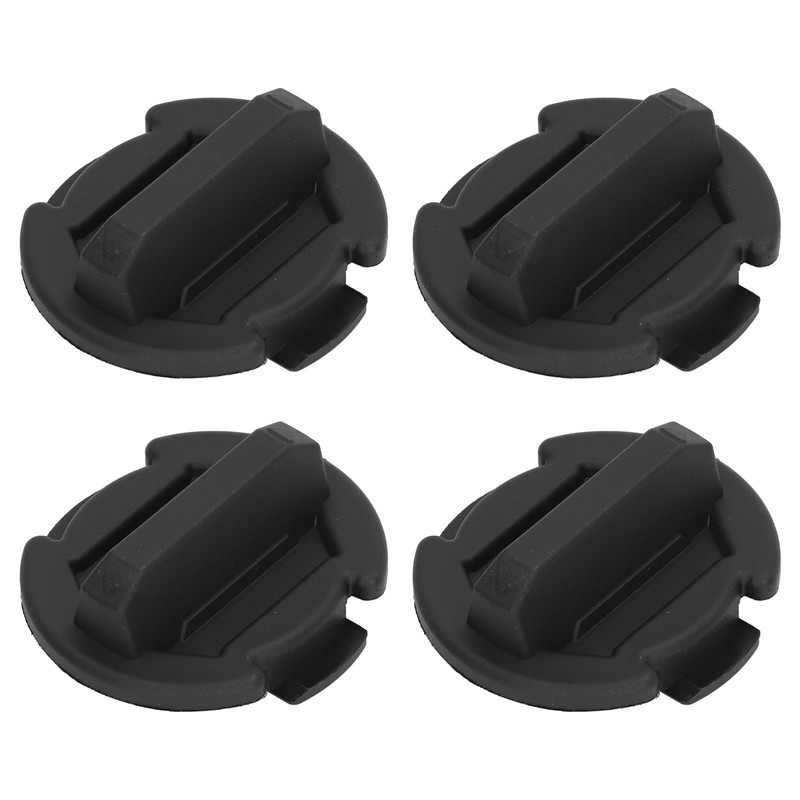 4PCs Black Floor Drain Plug Twist Good Sealing Replacement for