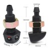 2 Pieces Car Windscreen Washer Wiper Nozzle Universal Front Windscreen