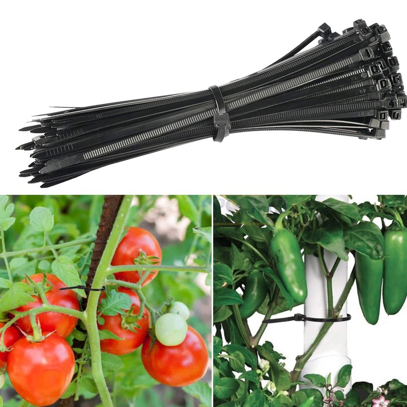 100Pcs 8 Inch Heavy Duty Industrial Zip Toes 40lbs Tensile