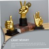 Ciieeo Desktop Ornaments Decorative Knick Knacks Desk Topper Sculpture Hand