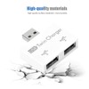 USB Hub 2-Port USB Double Charger Splitter Adapter Converter Kit