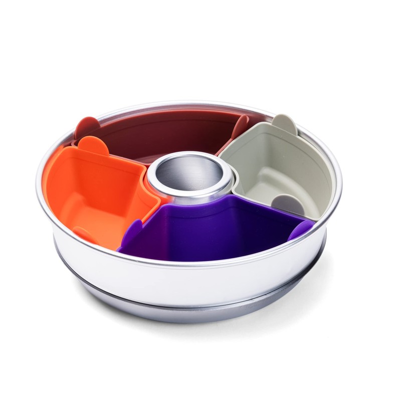 Omnia Set of 6 Silicone Moulds for Camping Oven Six