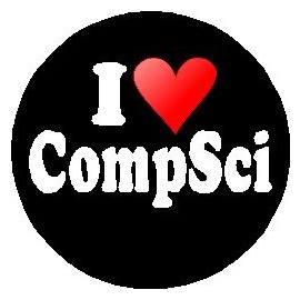 I Love CompSci MAGNET (heart) - Comp Sci Computer Science