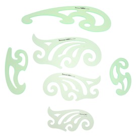 SEWACC 6PCS Geometric Drawing Templates Architect Scales Measuring Rulers Versatile Tools for Artists Engineers Students and Designers for Architecture Construction and School Projects