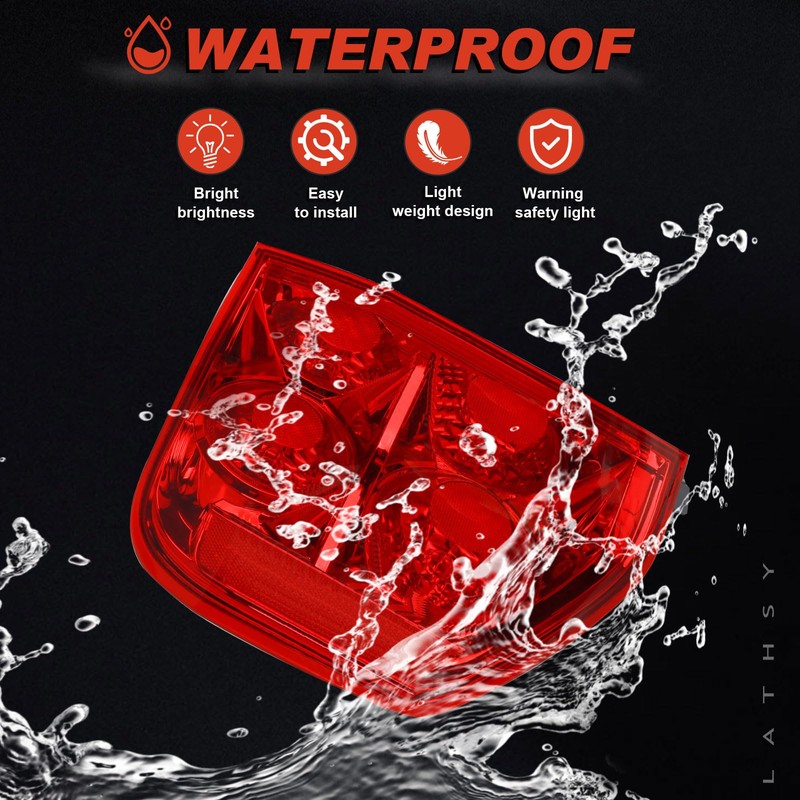 Tail Light Assembly Compatible With 2003-2005 Honda Pilot Left Driver