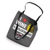 I Love Wine and Goldfinches Bird Watching Camping Drinking Tote