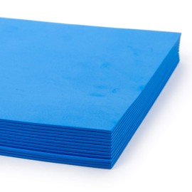 Time 4 Crafts 12-Piece Foam EVA Sheets, 9 x 12 inches, Blue