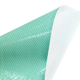 30cmx135cm Roll Solid crocodile Embossed Faux Leather Leatherette Fabric Synthetic Leather for  Making Bag Shoes CraftsColor: XHT-9555-13