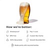 TOSSWARE POP 18oz Pint SET OF 12, Premium Quality, Recyclable,