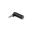 conecto 3.5 mm Jack Adaptor 90° Gold-Plated 3.5 mm 4-Pin