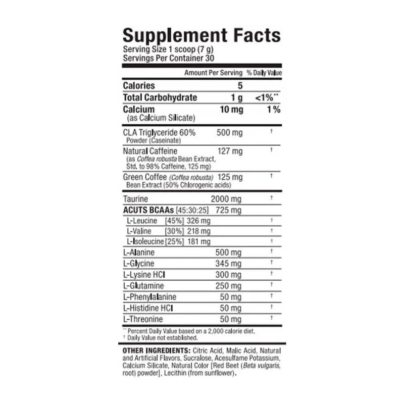 Aminoacido Allmax Amino Cuts 210 Gr 30 Servicios Todo Sabor
