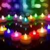BEICHI Color Changing LED Tea Lights Bulk, 24 Pcs Flameless