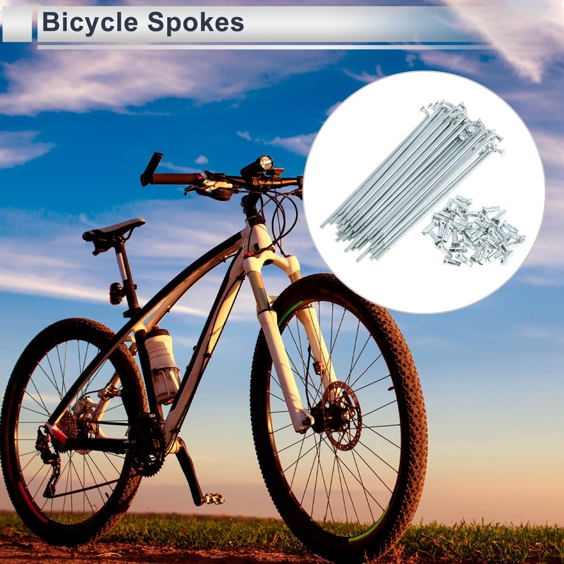 RATCHROLL 1 Set Universal Bicycle Spokes 12G 104mm Length Bike
