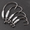 Weighted Worm Fishing Hooks,20pcs Offset Wide Gap Worm Hooks Weighted