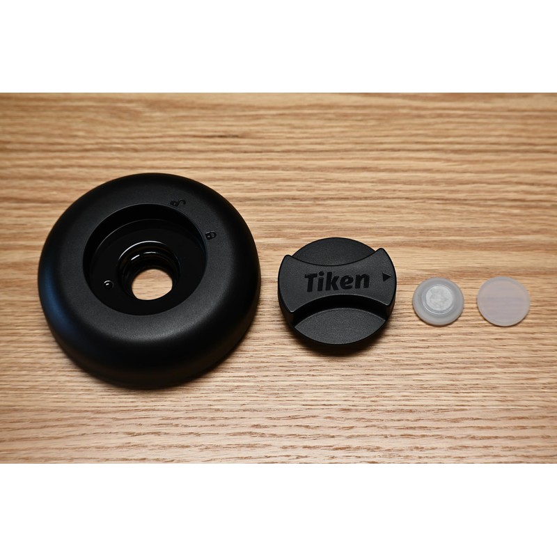 Tiken Airtight Coffee Canister Compact Size for Outdoors - Double