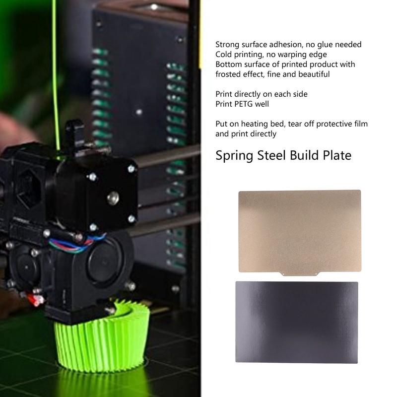 Spring Steel Build Plate Magnetic 200x300mm 2 Sided Powder Painted