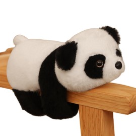 AYNKH Panda Snap Band Toy, Adorable Plush Slap Wristband, Unique Lying Down Animal Design, Cuddly Playful Durable Stylish Fun Gift for Boys Girls Panda Lovers