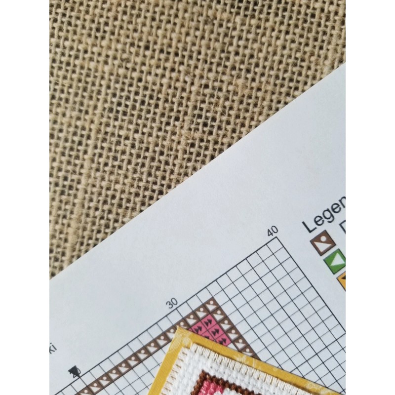 Unbranded Counted Cross Stitch Bees and Flowers Scripture Bookmark Pattern