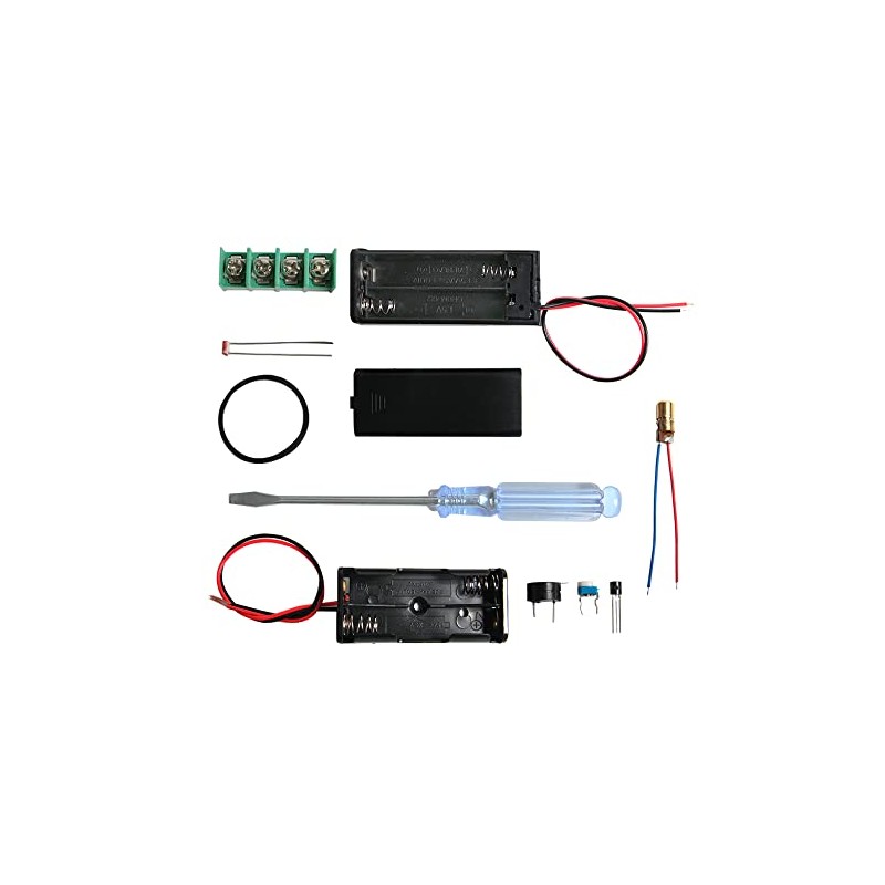 Acxico 1Set Sound/Light Alarm Motion Senser Security Infrared Laser Alarm