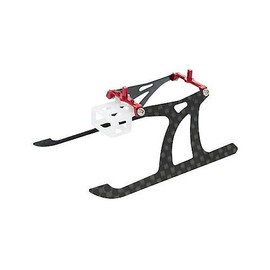 Aluminum/CF Landing Gear "A" Style Set, Red: Blade Nano CP X