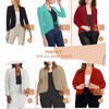 Hybrid & Company Womens Casual Work High Low Blazer Jacket