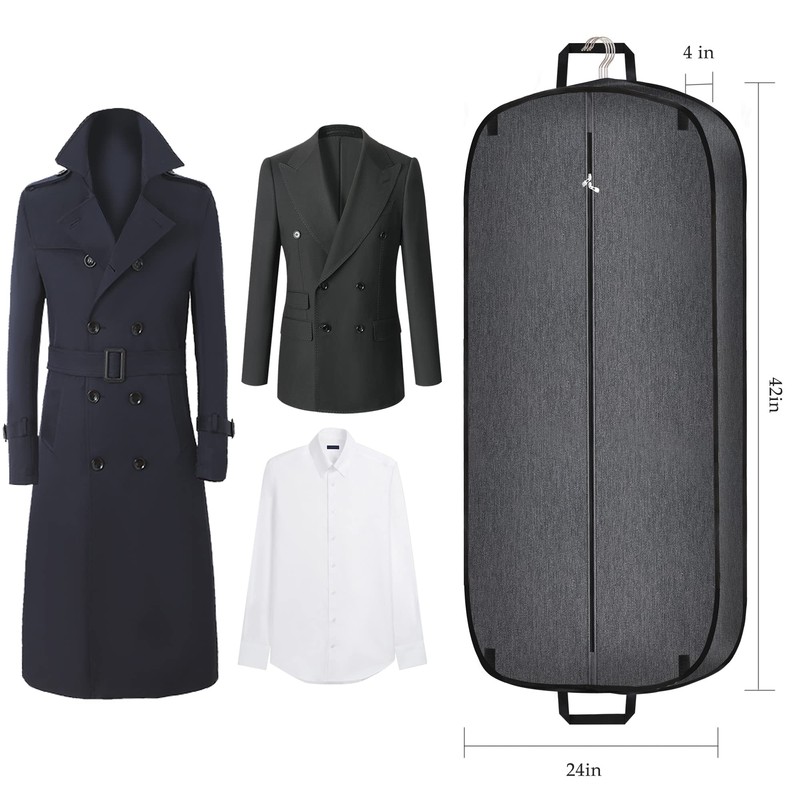 Limoomil Heavy Duty Waterproof Garment Bag for Travel, Tear Resistance