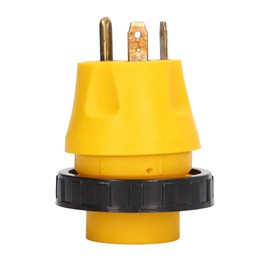 Generator Power Connector TT 30P to L5 30R Conversion Plug with Locking Ring   30A
