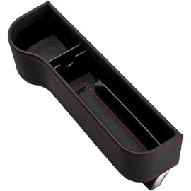 SUPVOX Caja De Almacenamiento para Coche Portavasos Compartimento Lateral y Bolsillo Espacio Entre Asientos Organizador Multifuncional