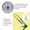 ANZHUO 2 PACK Caulking Nozzle Extension Tube caulk tube adapters,caulking