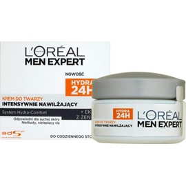 L'Oreal Paris Men Expert Hydra 24H Daily Moisturiser Intensive 24h Hydration, Pack of 1 (1 x 50 ml)