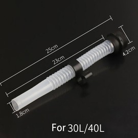 TopHomer Fuel Spout, Plastic Universal Flexible & Easy Pouring Jerry Can Spout Nozzle for 30L/40L Petrol, Diesel And Oils Can (4.2cm)