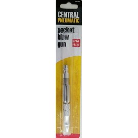 Central Pneumatic HFT 68262 Adjustable 4.5” Pocket Air Blow Gun with ¼” Industrial Coupler