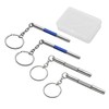 4 Piece Mini Eyeglass Screwdriver with 1 Piece Storage Box,