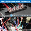 Spurtar 12V Bus Bar 12V Power Distribution Block with 4X