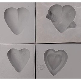 Valentine Rubber Candy Mold Set /4