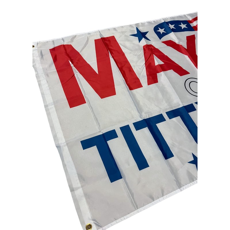 Mayor Of Titty City Flag 3x5 Feet Polyester Flag Banner