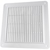 Vent Systems 10" x 10" (Outer Size) Inch White Plastic