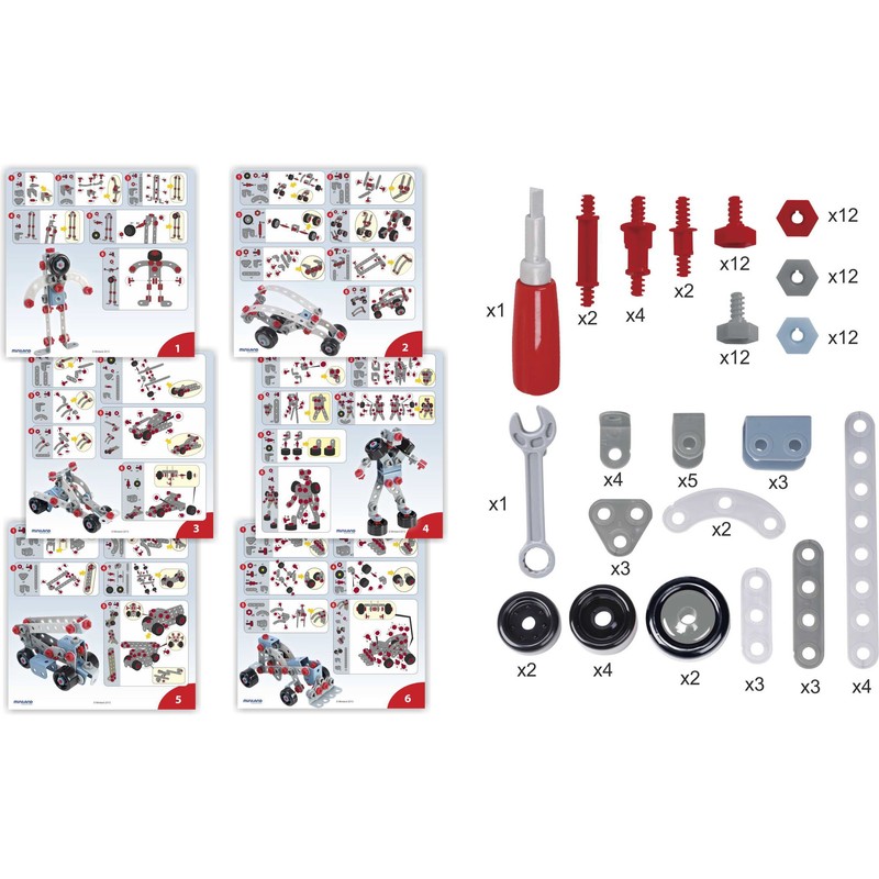 Miniland Educational MLE95015 Mecatech Game (Pack of 106)