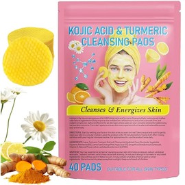 Microskin Turmeric Kojic Acid Pads, Exfoliating Pads para la Cara (1 Paquete)