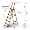 GameGem Lightweight Aluminum 6 Step Ladder for 12 Feet High