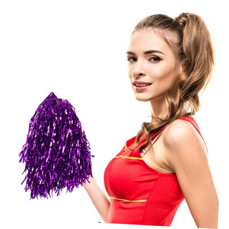 Kisangel Cheer Pom Poms 28pcs for Cheerleading Competitions Dance Performances