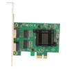 TXA108 82571 2 RJ45 Port Gigabit Network Card PCI Ex1